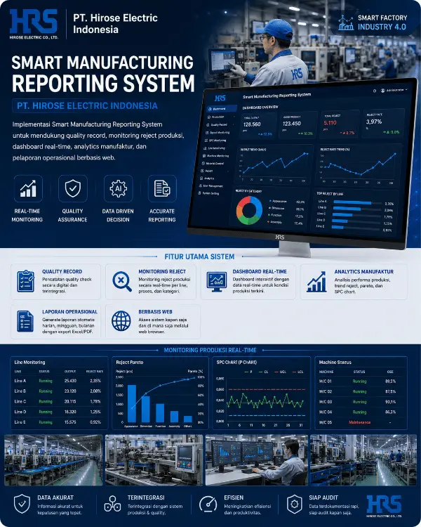 Manufacturing Reporting System PT Hirose Electric Indonesia